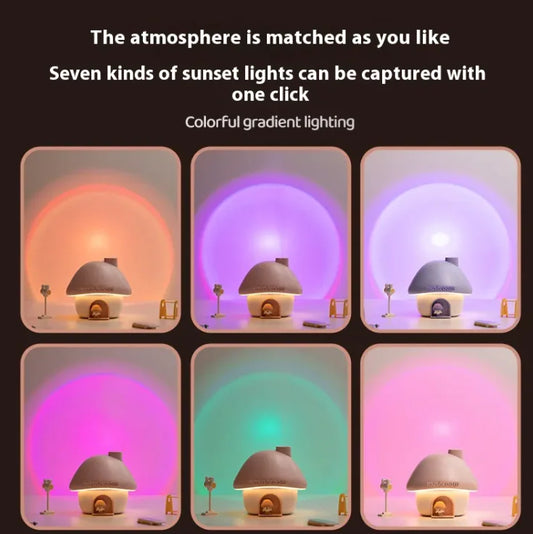 FairyGlow Mushroom Humidifier Lamp