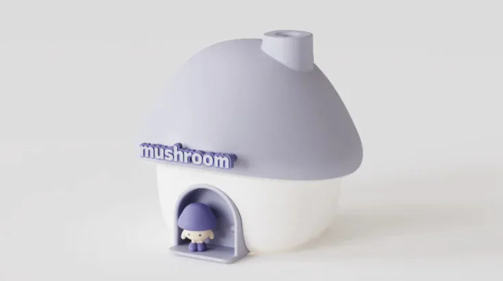 FairyGlow Mushroom Humidifier Lamp