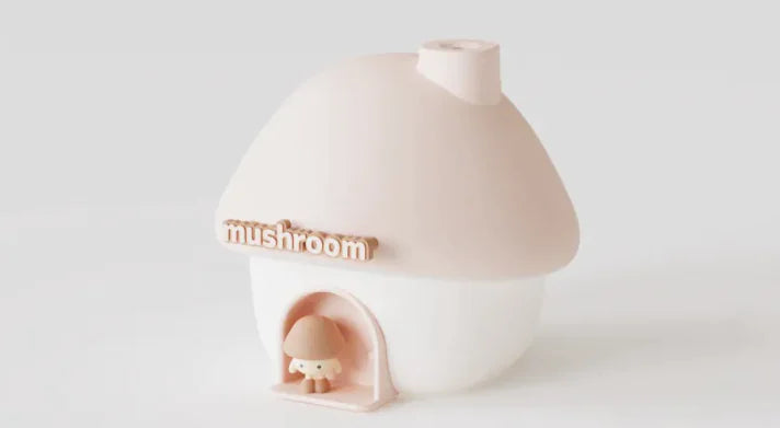 FairyGlow Mushroom Humidifier Lamp