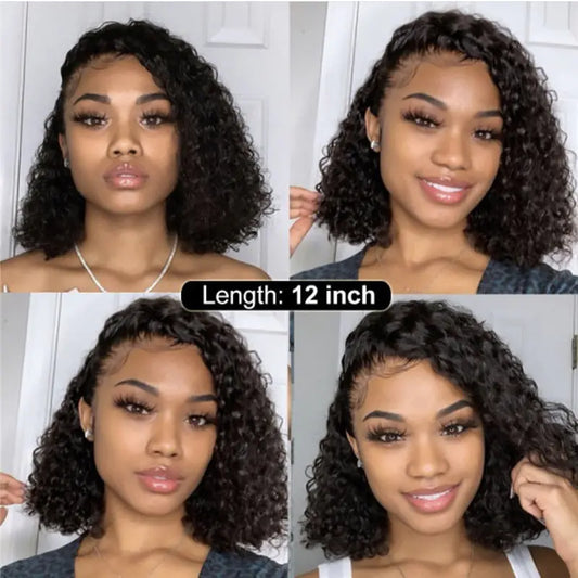 Braided Curly Lace Wig - Women's Synthetic Hair