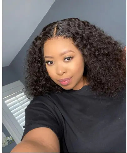 Braided Curly Lace Wig - Women's Synthetic Hair