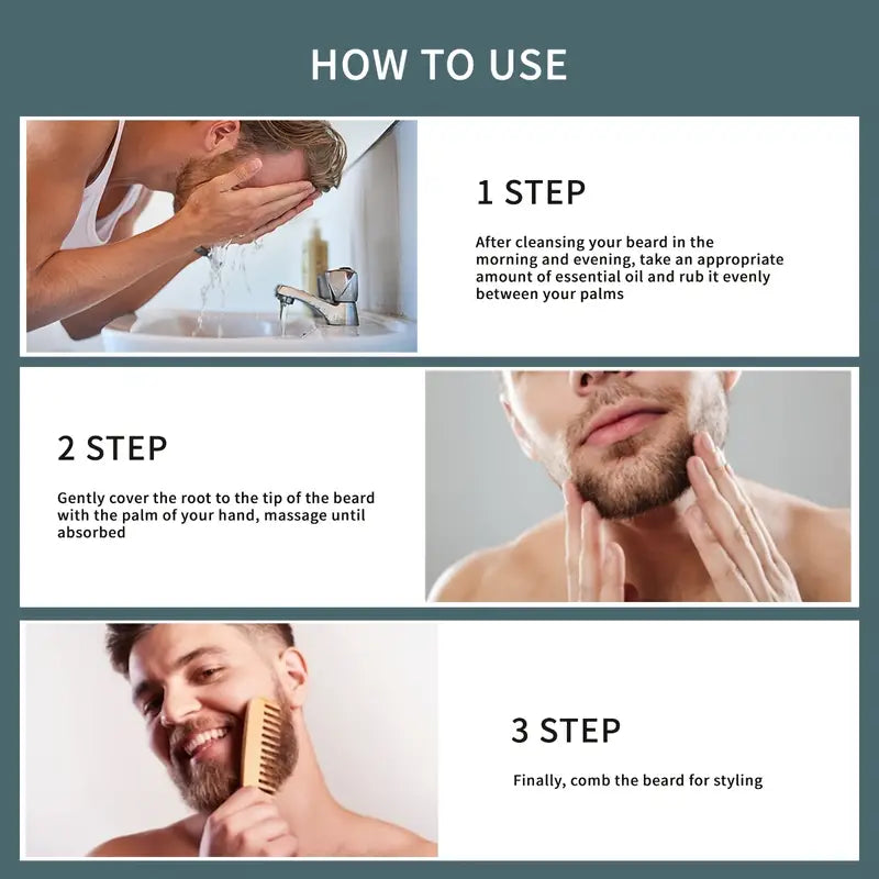 Shea-Infused Beard Softener Oil 1 Oz